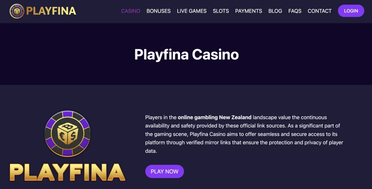 Playfina Casino Promotion